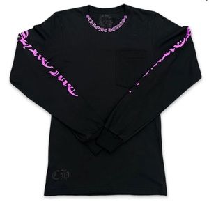 CHROME HEARTS long sleeve t-shirt (L) black